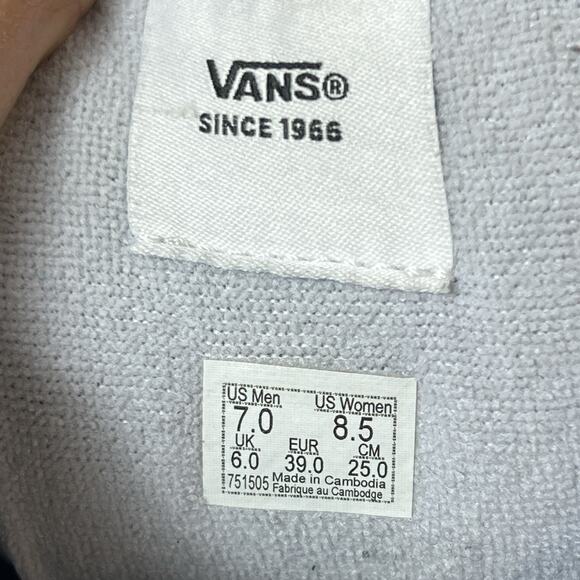 VANS Old Skool Blue Suede Skate Shoes Womens 8.5 Lace Up Low Padded Tongue Men 7 - Picture 10 of 10